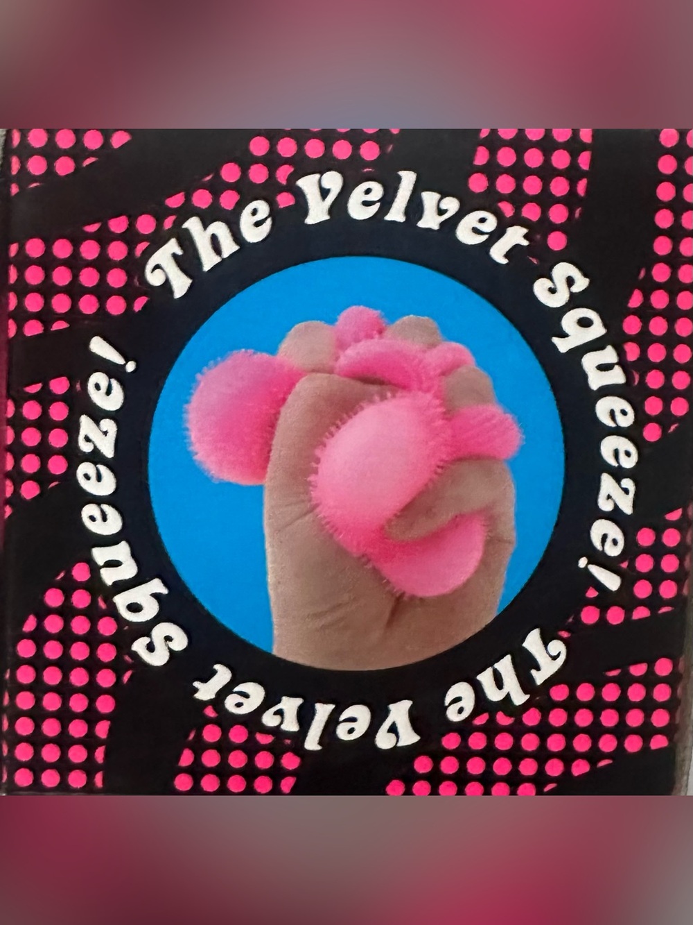 NeeDoh Fuzz Ball Wonder Waves - Bright Pink Kids Toy - Picture 2 of 3